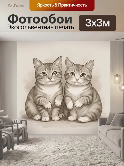 300 × 300 см · Экосольвентная печать