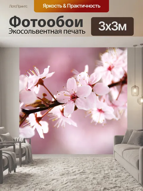 Фотообои Вишни в цвету