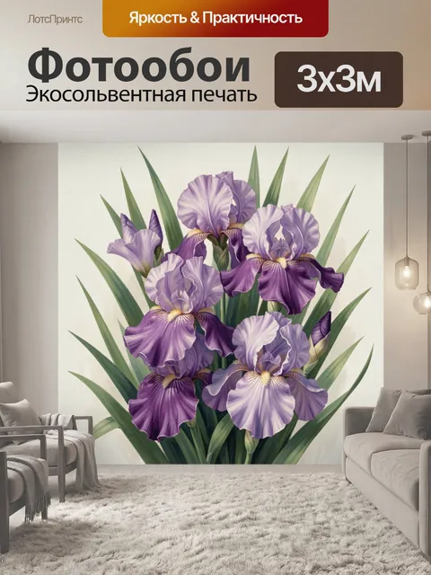 300 × 300 см · Экосольвентная печать