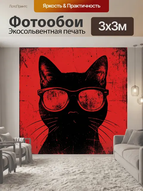 300 × 300 см · Экосольвентная печать