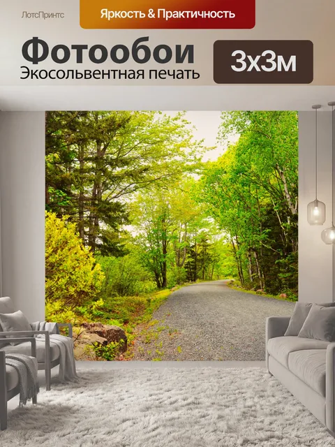 Фотообои Проселочная дорога