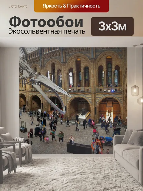 Фотообои музей естественной истории, Лондон