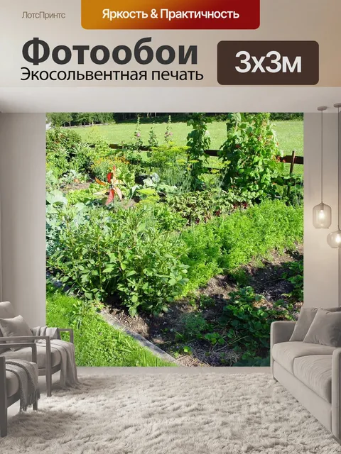 Фотообои Приусадебный участок