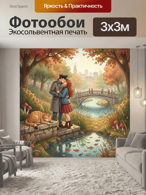 300 × 300 см · Экосольвентная печать