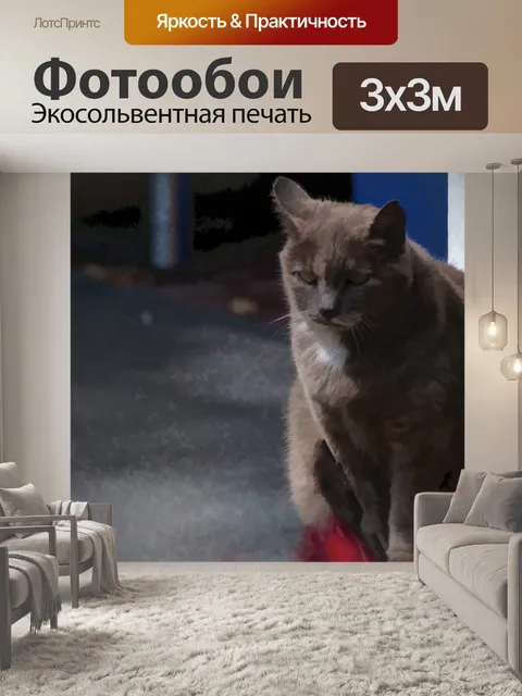 Фотообои Масляная живопись кошки