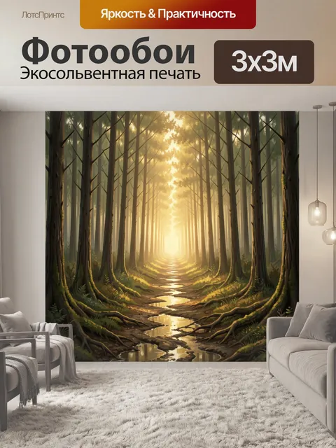 300 × 300 см · Экосольвентная печать
