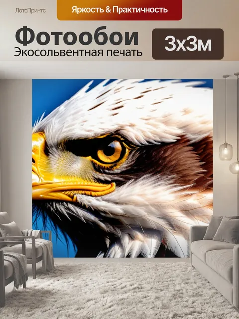 Фотообои с орлом минимал
