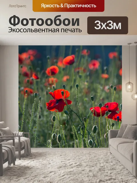 Фотообои Маки