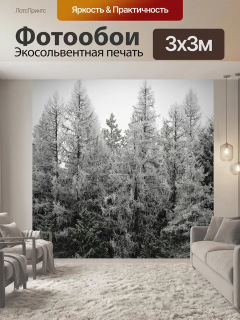 Фотообои Снег