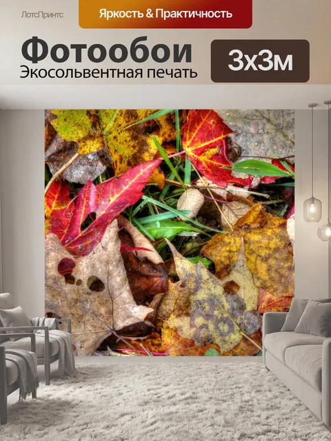 Фотообои Осенние листья