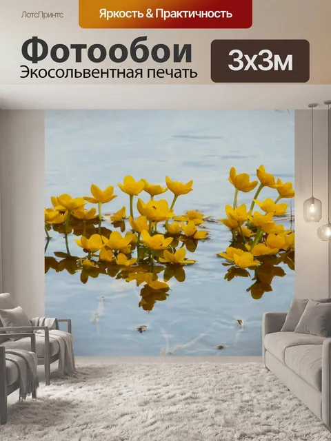 Фотообои Бархатцы болотные