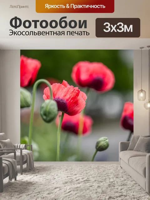 Фотообои Маки
