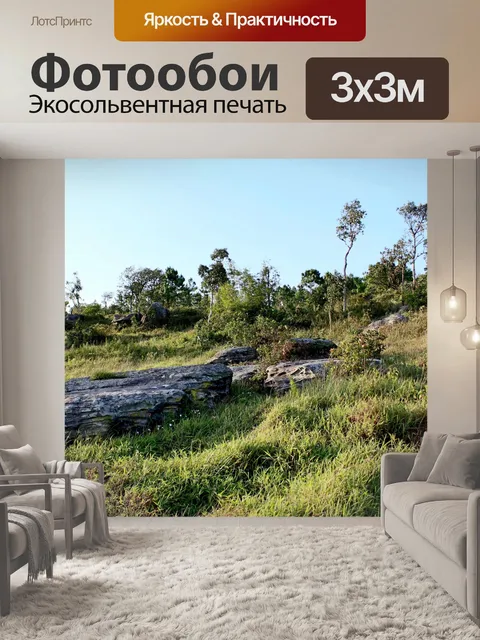 Фотообои Каменный пейзаж на горе Фу Руа