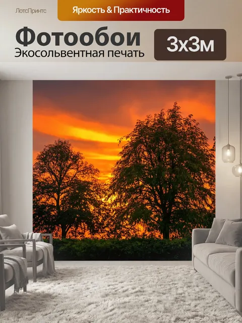 Фотообои природа в стиле барокко
