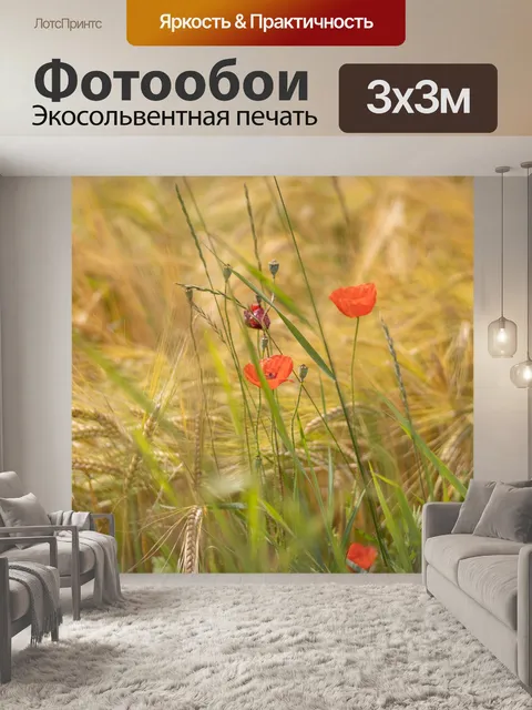 Фотообои Маки