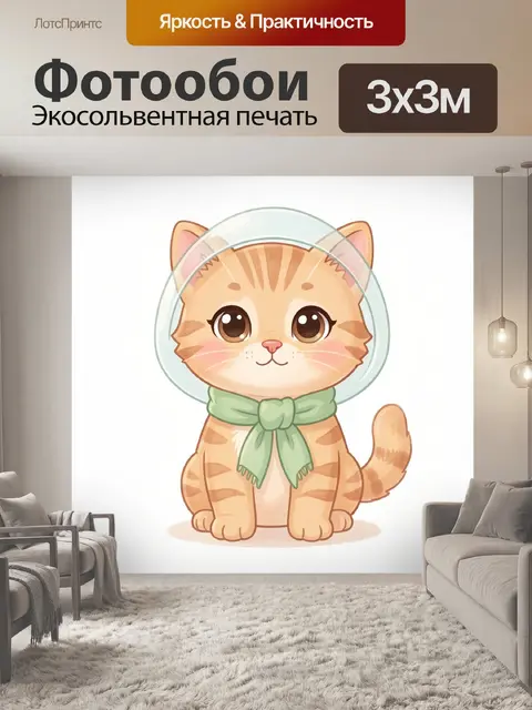 300 × 300 см · Экосольвентная печать