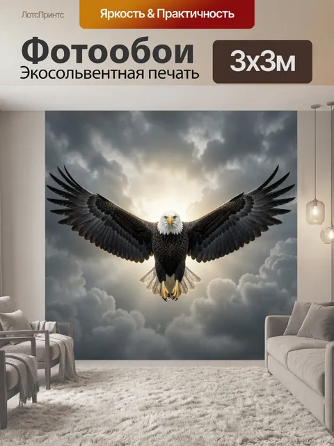 300 × 300 см · Экосольвентная печать