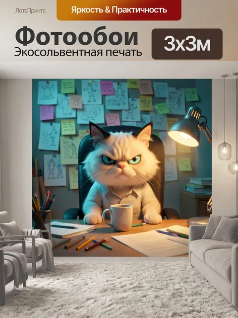 300 × 300 см · Экосольвентная печать