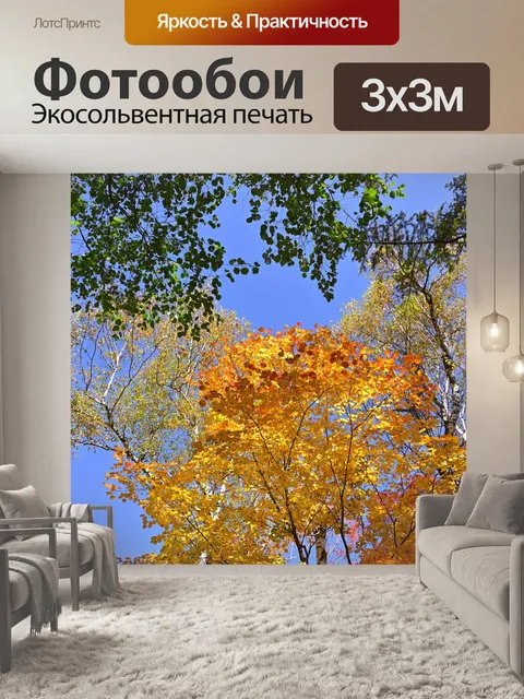 Фотообои Осенние листья