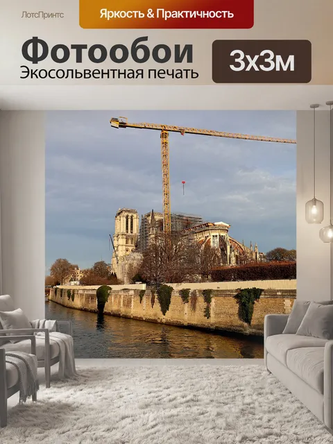 Фотообои Нотр-дам парижа