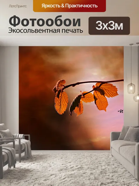 Фотообои Лист