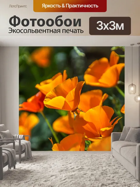 Фотообои Маки