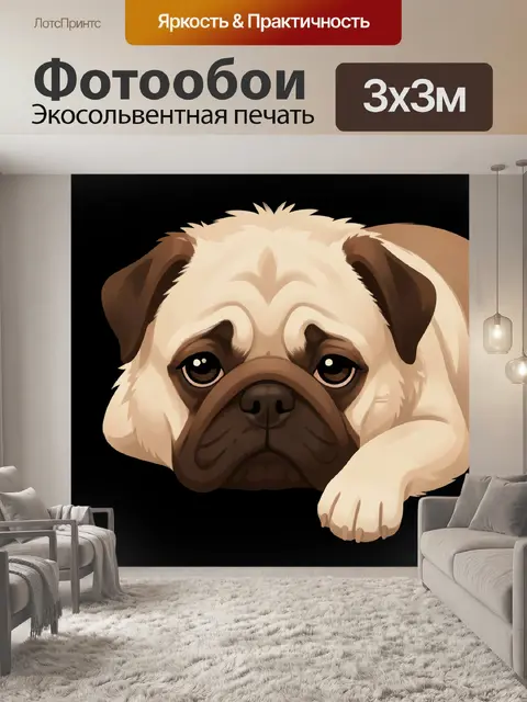 300 × 300 см · Экосольвентная печать