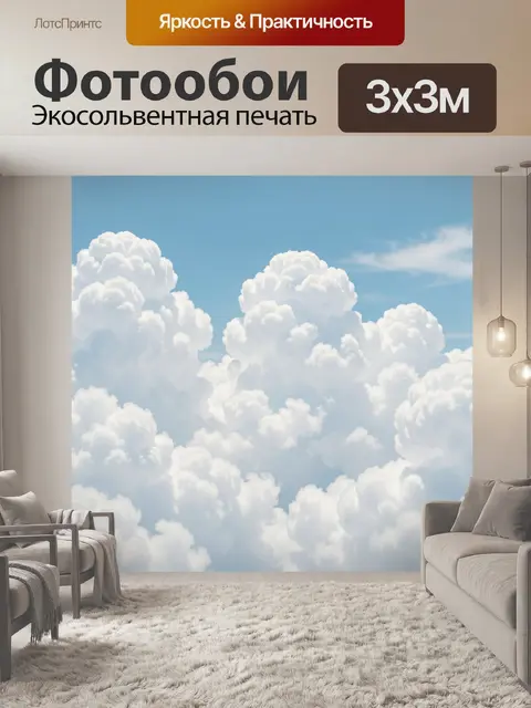 300 × 300 см · Экосольвентная печать