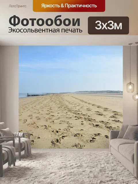 Фотообои Следы лошади