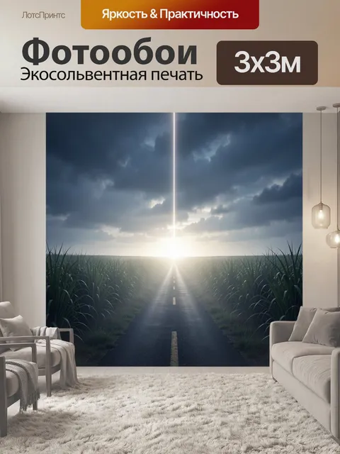 300 × 300 см · Экосольвентная печать