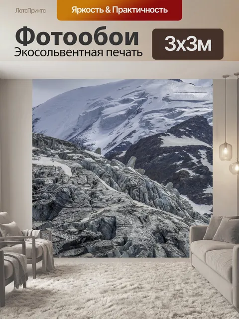 Фотообои Ледник Бионнассай
