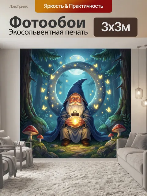 300 × 300 см · Экосольвентная печать