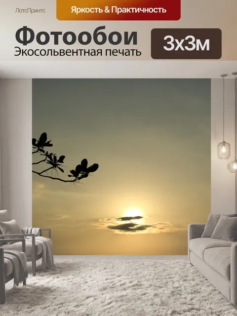 Фотообои простые заката