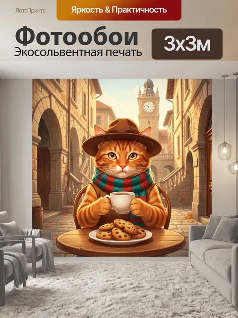 300 × 300 см · Экосольвентная печать