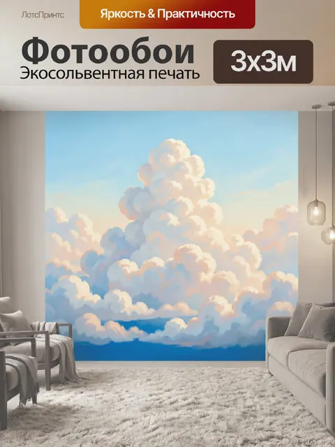 300 × 300 см · Экосольвентная печать