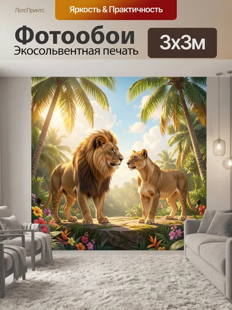 300 × 300 см · Экосольвентная печать