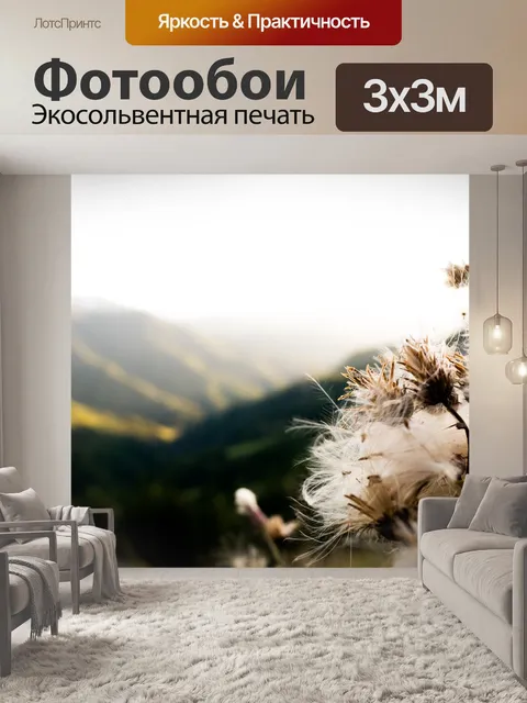 Фотообои Одуванчики
