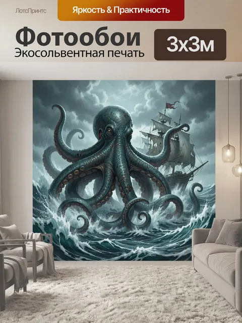 300 × 300 см · Экосольвентная печать
