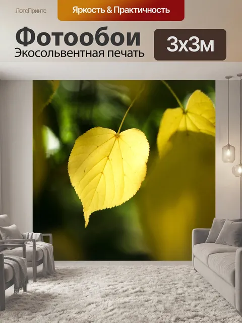 Фотообои Желтый