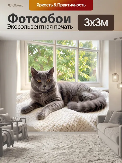 300 × 300 см · Экосольвентная печать