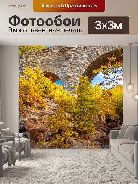 Фотообои Мост в национальном парке Акадия