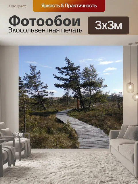 Фотообои Деревянный путь в Мур