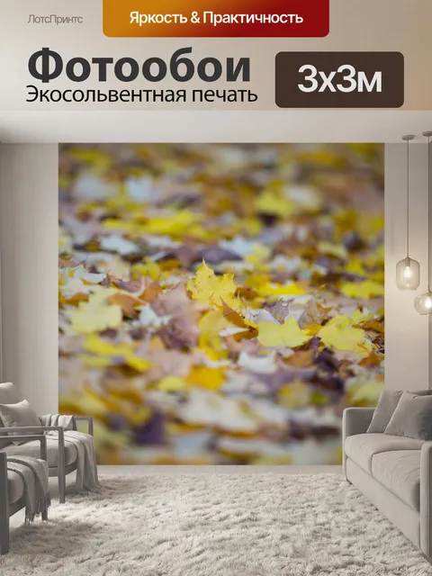 Фотообои Осенние листья
