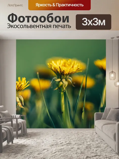 Фотообои Цветы