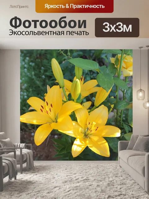 Фотообои Лилии