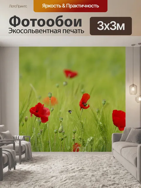 Фотообои Маки