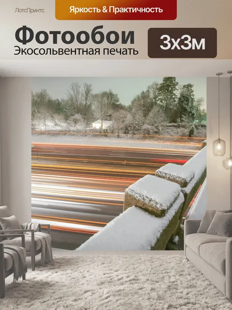 Фотообои светофора тропы видел на мосту