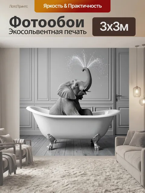 300 × 300 см · Экосольвентная печать
