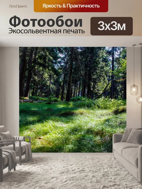 Фотообои лес