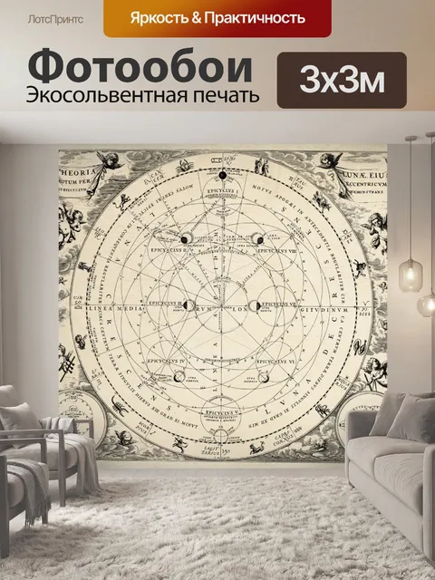 Фотообои Астрономия астрология винтаж старый